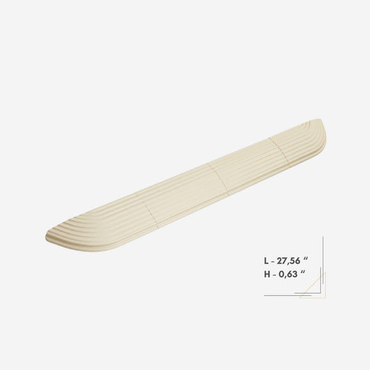 Robot Vacuum Door Threshold Ramp 0,63" – Cream