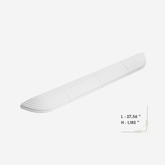 Robot Vacuum Door Threshold Ramp 1,182" – White