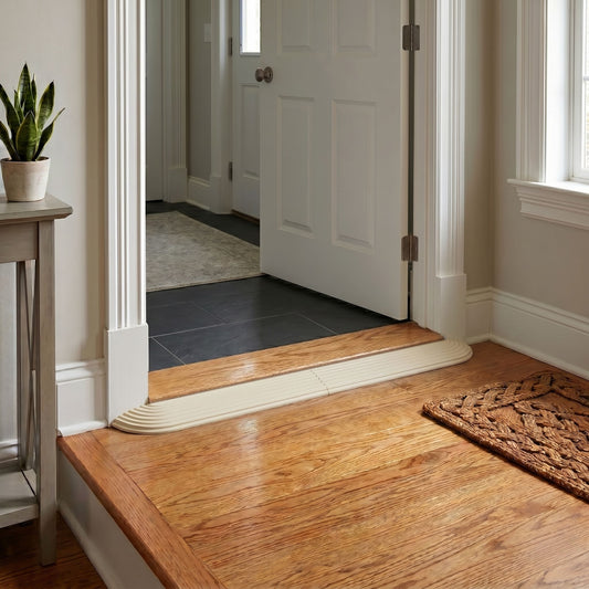 Robot Vacuum Door Threshold Ramp 0,63" – Cream
