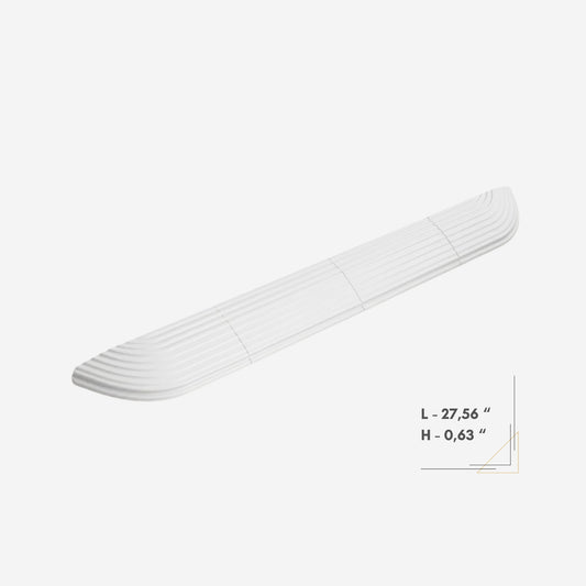 Robot Vacuum Door Threshold Ramp 0,63" – White