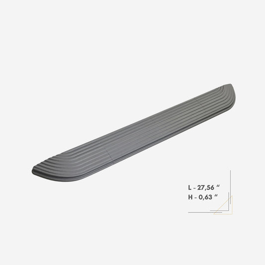 Robot Vacuum Door Threshold Ramp 0,63" – Grey