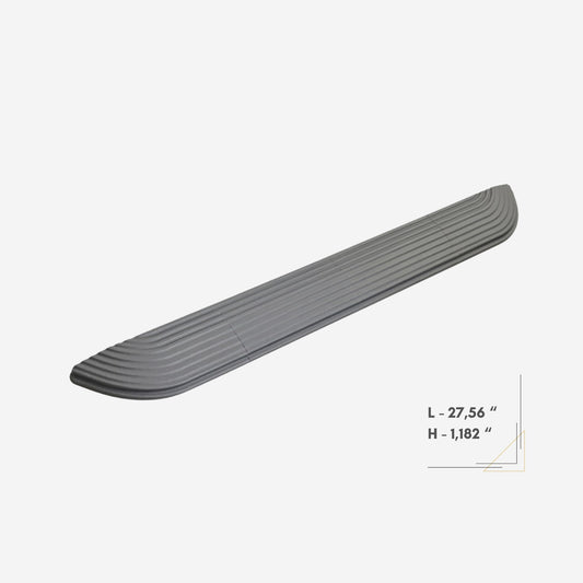 Robot Vacuum Door Threshold Ramp 1,182" – Grey