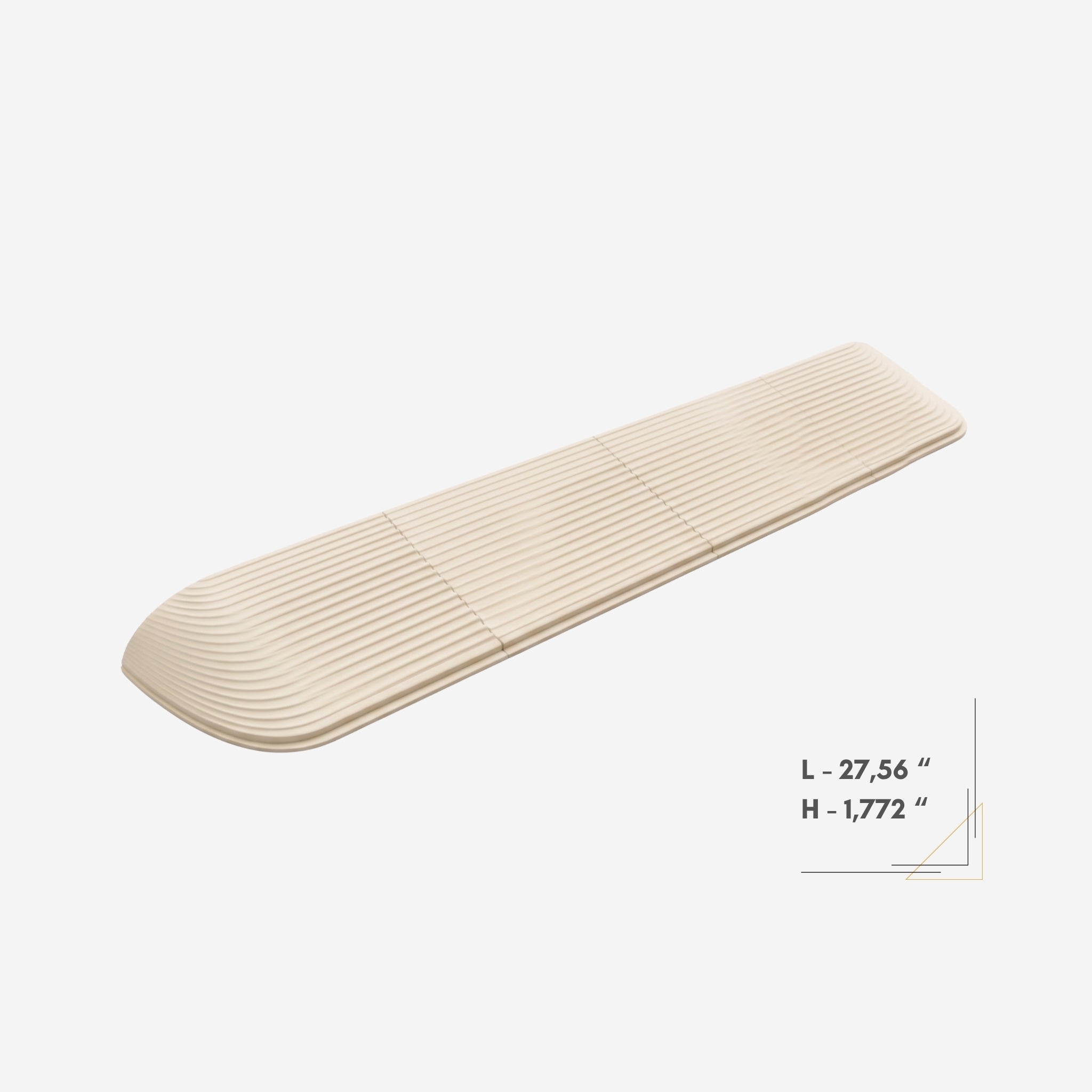 Cream Ramp Robot Vacuum Door Threshold Ramp 1,772